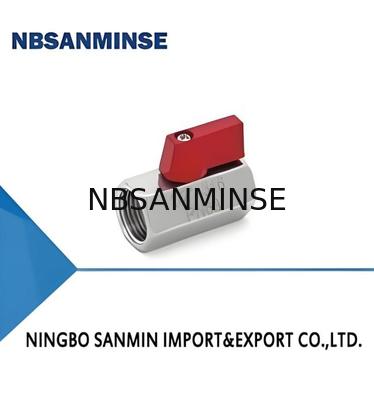 1/4 inçlik Mini Top Pnömatik Solenoid Kontrol Valfi F/F PN64