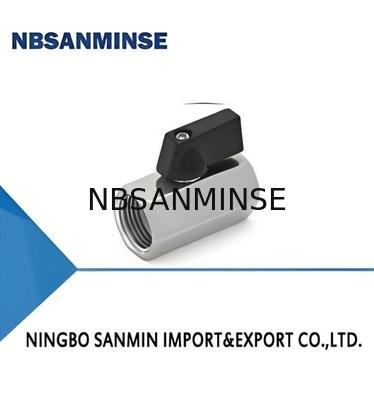 1/4 inçlik Mini Top Pnömatik Solenoid Kontrol Valfi F/F PN64