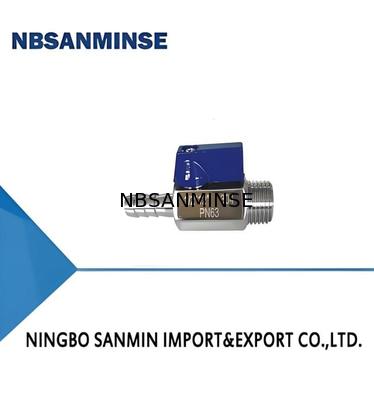 Bilye Vana 1/8'' 1/4'' 3/8'' 1/2'' 3/4'' İnç Mini Pnömatik Hava Vanası E/E ss304 ss316