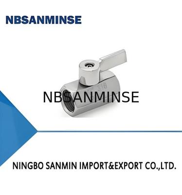 1/4 inçlik Mini Top Pnömatik Solenoid Kontrol Valfi F/F PN64