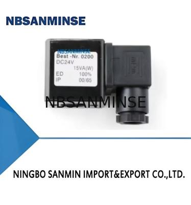 0200 Serisi Darbe Solenoid Valf Bobini AC220V DC24V Normal Voltaj Bobini