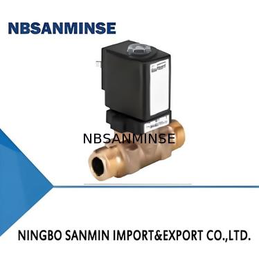 Servo destekli çelik malzemesi ve tunç solenoid valfi ile 2/2 yönlü diafragma valfi