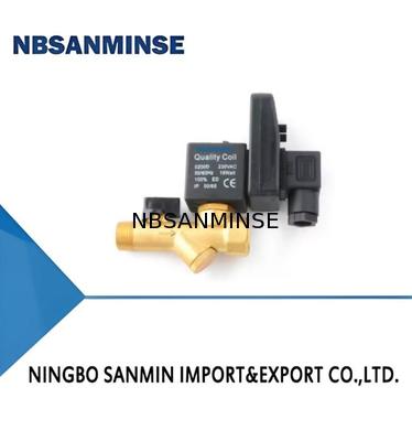 NBSANMINSE Elektronik Tahliye Vanası G1/2 1.6 Mpa SR-B-15 Pirinç Solenoid Vana DC24V AC220V Hava Kompresörü Tahliye