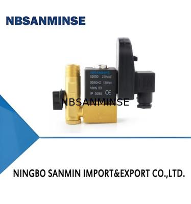 NBSANMINSE SR - A - 15 Elektronik drenaj G1 / 2 1.6Mpa Egzoz Valfi Su Drainer Su Valfi DC24V AC220V Yüksek Kalite