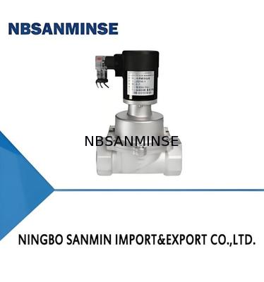 DC12V-AC380V Gerilim ve 5-50°C Çalışma Sıcaklığına Sahip 304 Paslanmaz Çelik Kimyasal Solenoid Valf