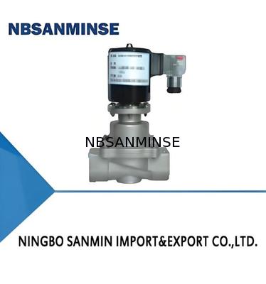 DC12V-AC380V Gerilim ve 5-50°C Çalışma Sıcaklığına Sahip 304 Paslanmaz Çelik Kimyasal Solenoid Valf