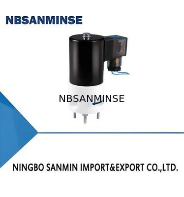 Maksimum +60°C Ortam Sıcaklığına Sahip PTFE Solenoid Valf, 5°C~150°C Akışkan Sıcaklığı ve M8x1 G1/8 M6 1/4UNF-28 Bağlantı