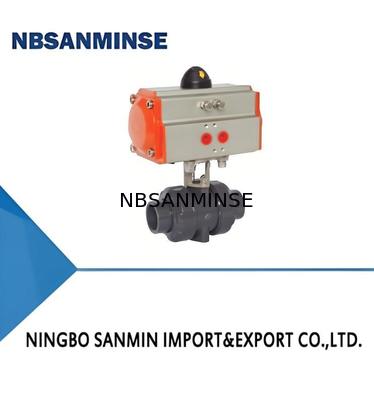 UPVC/CPVC/PPH Elektrikli ve Pnömatik Küresel Vanalar, Orta Basınç 1.2MPa ve Düşük Basınç 0.035MPa~0.35MPa Uygulamaları İçin