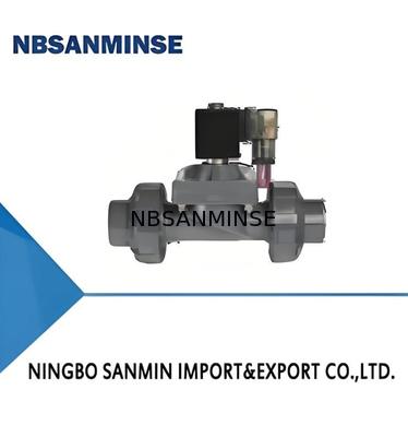 PVC Su Solenoid Valfı: 0 ¥1.0MPa Çalışma Basıncı 1.2MPa Sıkıştırma Gücü ve -5 ¥50 °C Çalışma Sıcaklığı