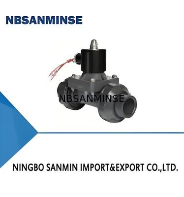 PVC Su Solenoid Valfı: 0 ¥1.0MPa Çalışma Basıncı 1.2MPa Sıkıştırma Gücü ve -5 ¥50 °C Çalışma Sıcaklığı