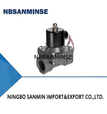 PVC Su Solenoid Valfı: 0 ¥1.0MPa Çalışma Basıncı 1.2MPa Sıkıştırma Gücü ve -5 ¥50 °C Çalışma Sıcaklığı