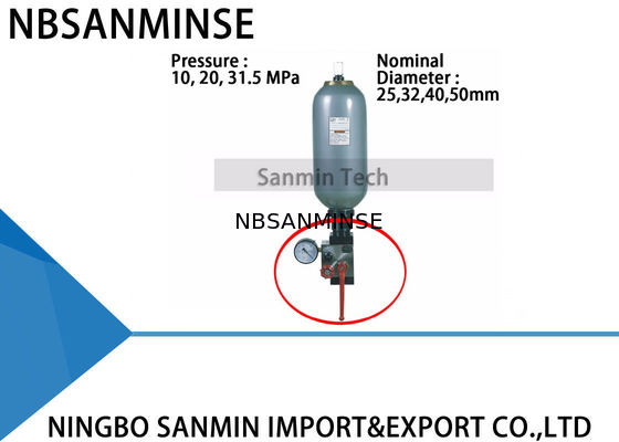 Karbon Çelik Hidrolik Akümülatör Doğrudan Etkili Taşma Vanası Titreşimi Emer