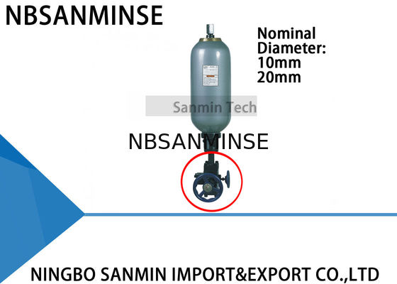 Hidrolik Mesane Akümülatörü için Denge Gönye Vana Tipi 20mm Stop Vanası