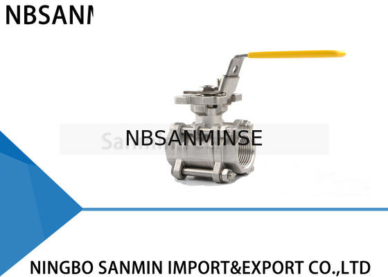 CF8M 1 inç Hidrolik Yüksek Basınç Küresel Vana 1000psi WOG Paslanmaz Çelik SS316 Petrol Gaz Su Borusu Hattı Uygulaması