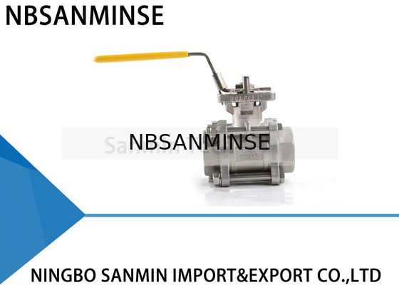 CF8M 1 inç Hidrolik Yüksek Basınç Küresel Vana 1000psi WOG Paslanmaz Çelik SS316 Petrol Gaz Su Borusu Hattı Uygulaması