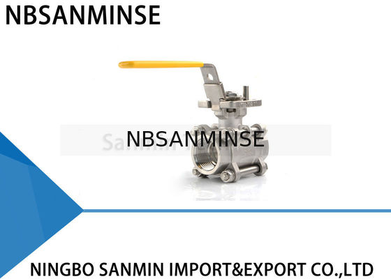 CF8M 1 inç Hidrolik Yüksek Basınç Küresel Vana 1000psi WOG Paslanmaz Çelik SS316 Petrol Gaz Su Borusu Hattı Uygulaması