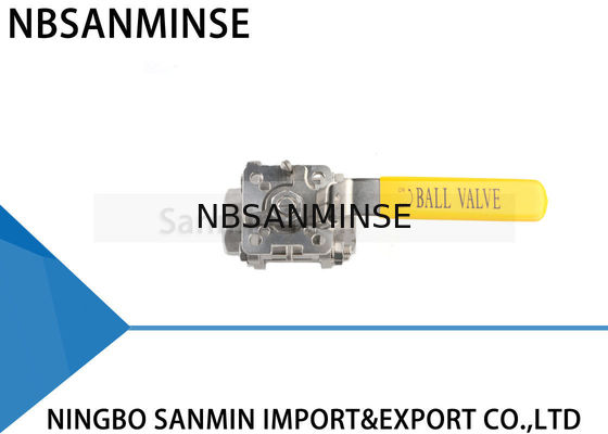 CF8M 1 inç Hidrolik Yüksek Basınç Küresel Vana 1000psi WOG Paslanmaz Çelik SS316 Petrol Gaz Su Borusu Hattı Uygulaması
