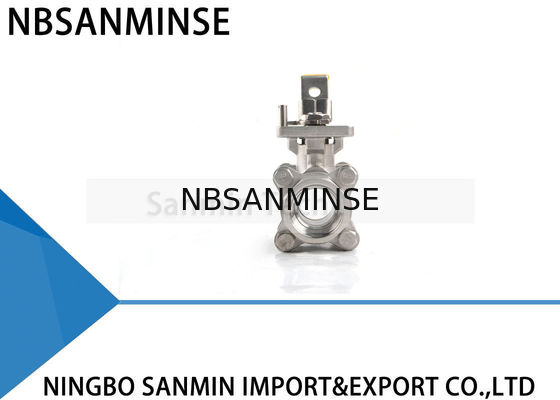 CF8M 1 inç Hidrolik Yüksek Basınç Küresel Vana 1000psi WOG Paslanmaz Çelik SS316 Petrol Gaz Su Borusu Hattı Uygulaması