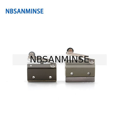 NBSANMINSE V2-M5 V2-1/8 2/2 Yollu Hava Mekanik Kontrol Vanası Pnömatik İki Yollu Makaralı Vana Otomasyon Hattı