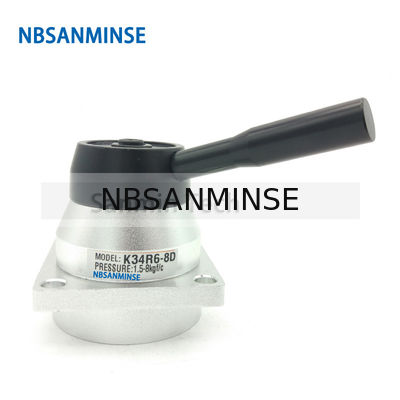 NBSANMINSE K34R6 G1 / 4 "El Anahtarlama Vanası Çizim Vana Mekanik Pnömatik Manuel Vana G 1/4 Konu