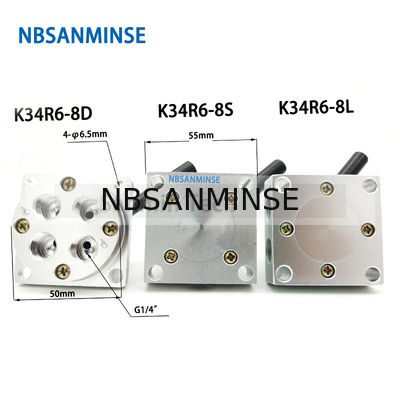 NBSANMINSE K34R6 G1 / 4 "El Anahtarlama Vanası Çizim Vana Mekanik Pnömatik Manuel Vana G 1/4 Konu