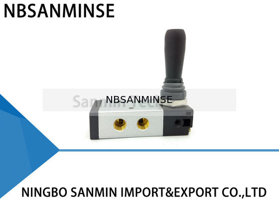 NBSANMINSE 4H210 4H310 4H430 Çekme Valfi 1/8 1/4 3/8 1/2 İki Pozisyon Üç Pozisyon Beş Yol Üç Pozisyon Hava Kontrolü