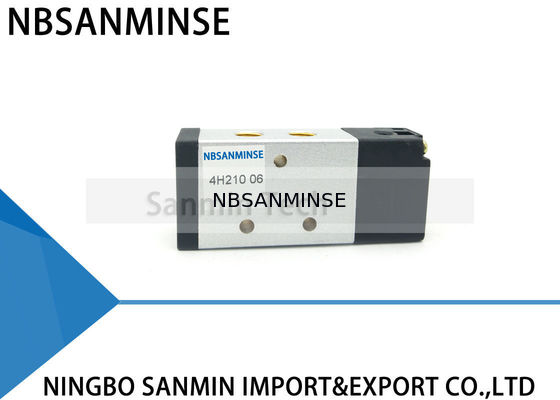 NBSANMINSE 4H210 4H310 4H430 Çekme Valfi 1/8 1/4 3/8 1/2 İki Pozisyon Üç Pozisyon Beş Yol Üç Pozisyon Hava Kontrolü