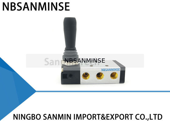 NBSANMINSE 4H210 4H310 4H430 Çekme Valfi 1/8 1/4 3/8 1/2 İki Pozisyon Üç Pozisyon Beş Yol Üç Pozisyon Hava Kontrolü