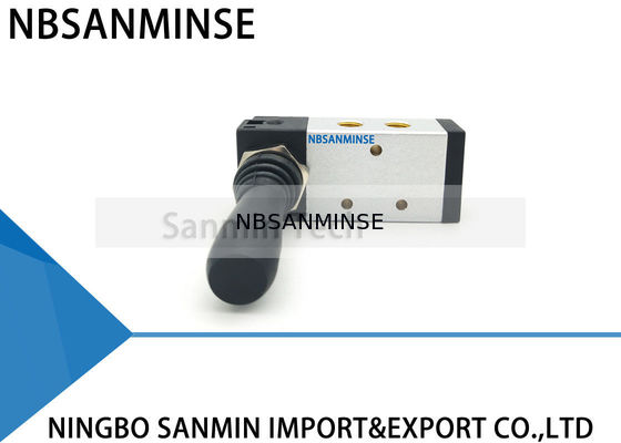 NBSANMINSE 4H210 4H310 4H430 Çekme Valfi 1/8 1/4 3/8 1/2 İki Pozisyon Üç Pozisyon Beş Yol Üç Pozisyon Hava Kontrolü