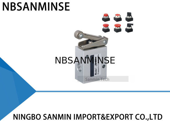 JM Serisi 1/4 Mekanik Valf Pnömatik Durdurma Tipi Mekanik Valf Kapatma Vanası Gaz Vanası Iki Pozisyon Üç Yollu