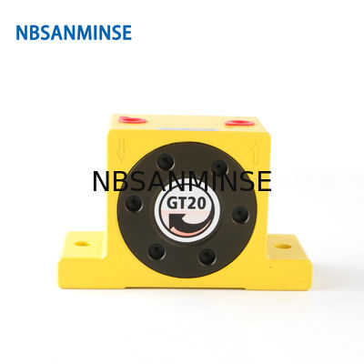 GT 1/8 1/4 Pnömatik Türbin Vibratör Hava Vibratör Düşük Basınç Gıda Ve Ilaç Endüstrileri Için Top Tipi