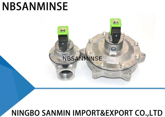 QD-Z 3/4 1 1-1/2 2 İnç Pulse Püskürtme Valfi Toz Toplayıcı Çift Salmastra Diyafram Valfi SBFEC Tipi