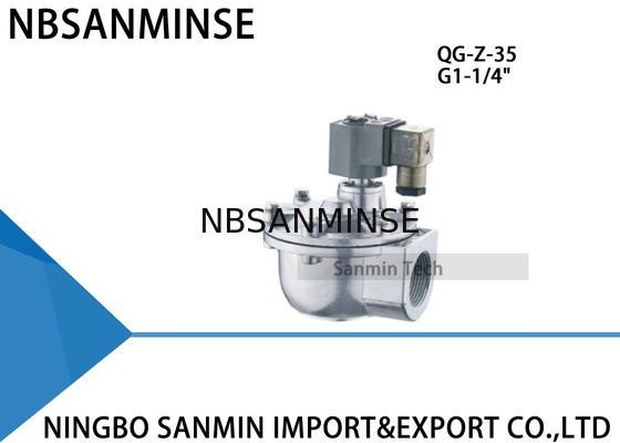 Sanmin QG-Z-15 76S Solenoid Valf Pulse Jet Valf Basıncı 0.3MPa - 0.6MPa Toz Korumalı Torba uygulaması GÖYEN Tipi