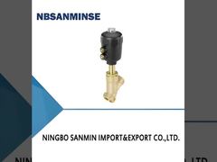 Pnömatik olarak çalıştırılan 2/2 yönlü açılı oturmalı vana KLASİK  Gunmetal gövde ve PA aktüatör